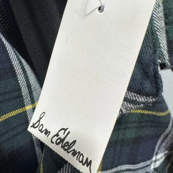 Sam Edelman Split Chiffon-Back Shirt - Picture 8 of 16